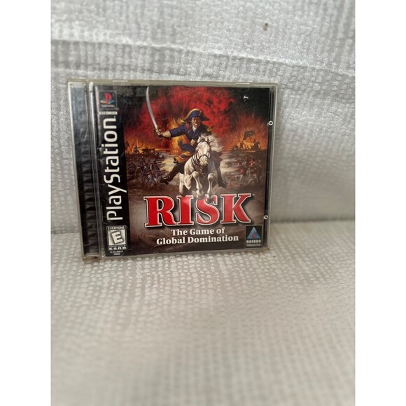 Risk (PlayStation 1, 1998) Complete with Case , 6086610990683, good condition